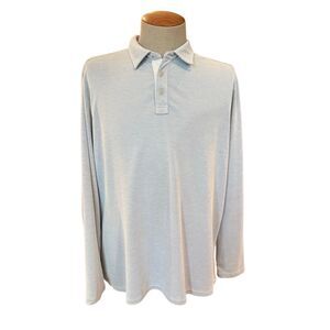 Tommy Bahama Paradise Cove Ling Sleeve Polo Light Blue XL Elevated Weekend Comfo